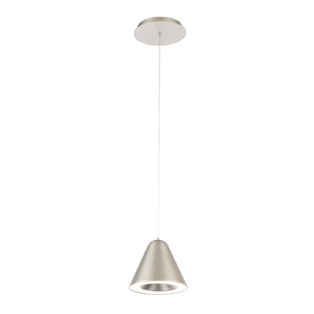 Dweled Kone 6in LED Pendant 3000K in Satin Nickel PD-720